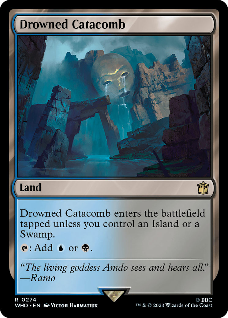 Image of Drowned Catacomb (WHO-274) - Doctor Who Foil