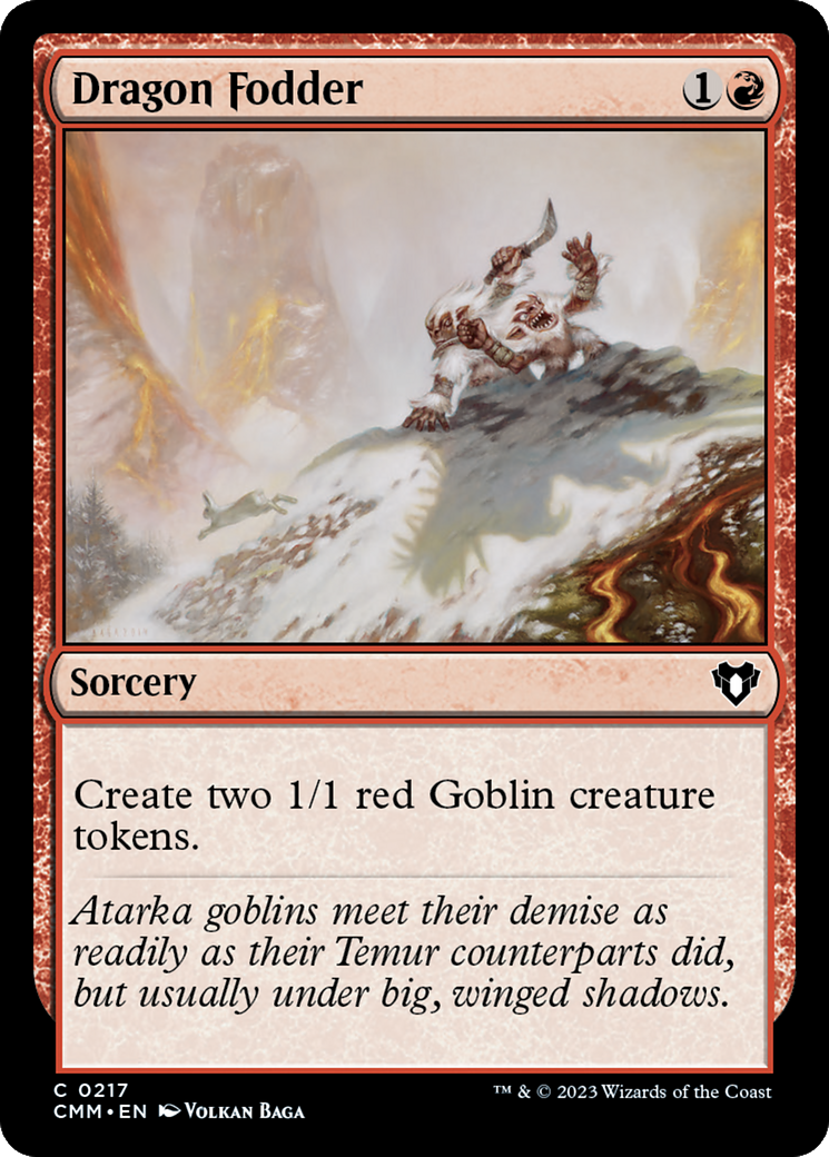 Image of Dragon Fodder (CMM-217) - Commander Masters