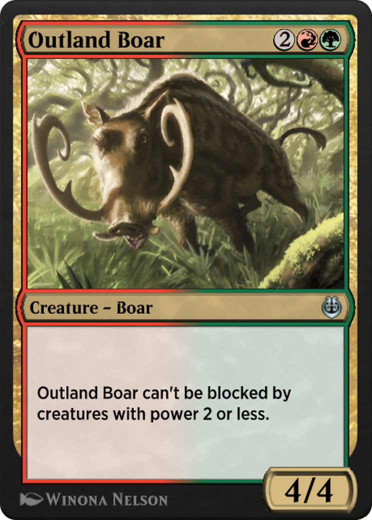 Image of Outland Boar (KLR-201) - Kaladesh Remastered
