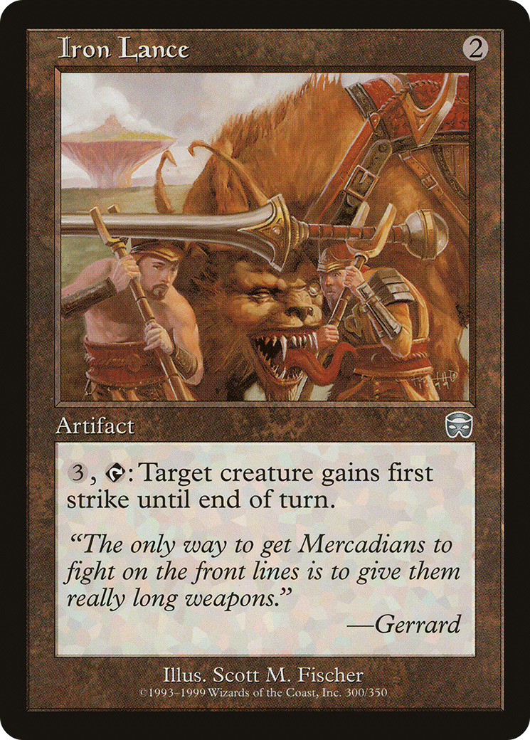 Image of Iron Lance (MMQ-300) - Mercadian Masques