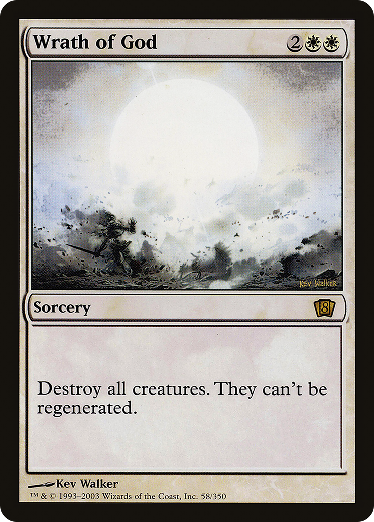 Image of Wrath of God (8ED-058) - 8th Edition