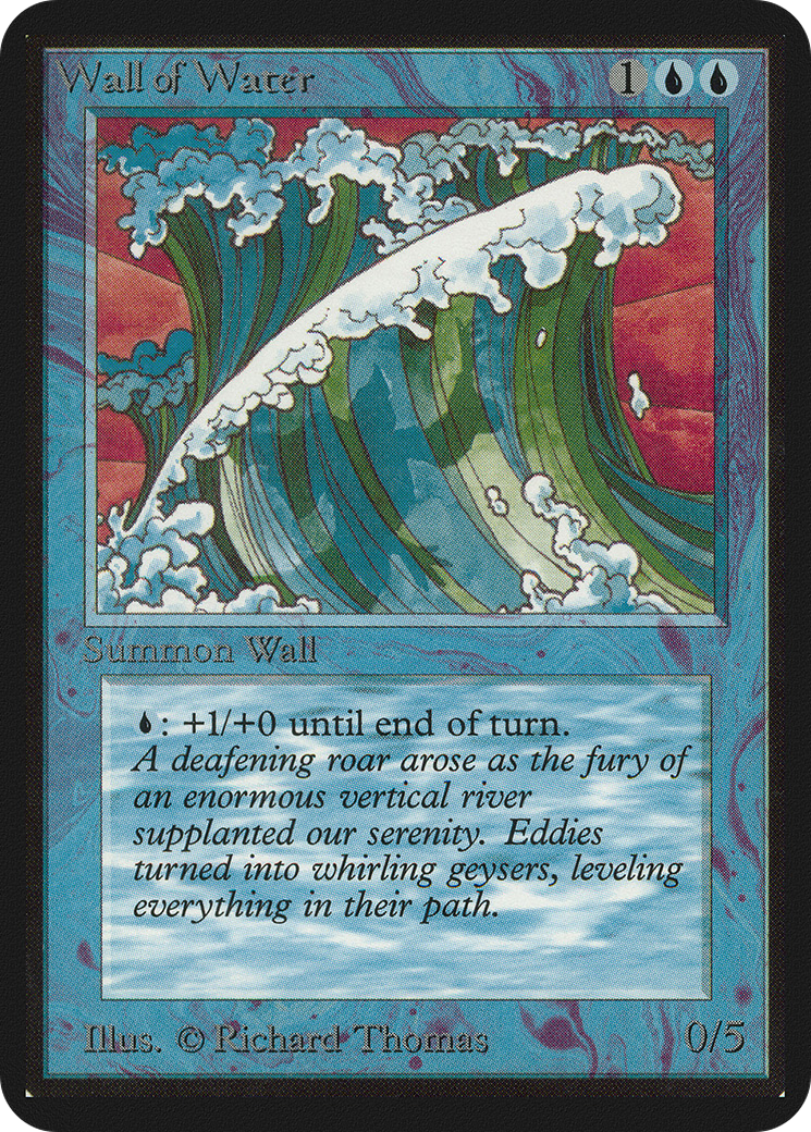 Image of Wall of Water (LEA-) - Limited Edition Alpha