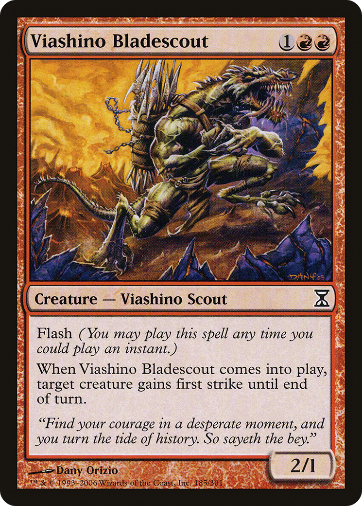 Image of Viashino Bladescout (TSP-185) - Time Spiral Foil