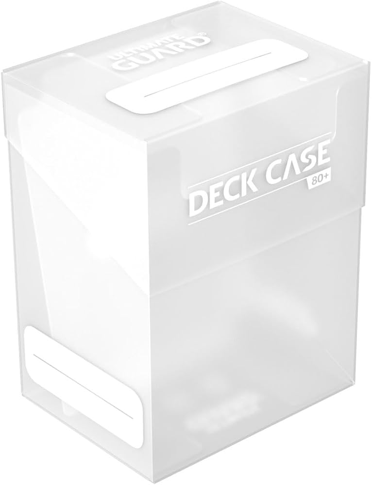 Image of Ultimate Guard - Deck Box: Deck Case 80 Count Translucent/Transparent