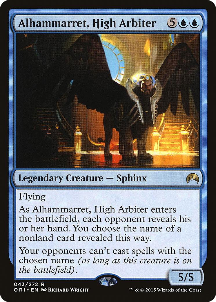 Image of Alhammarret, High Arbiter (ORI-043) - Magic Origins Foil