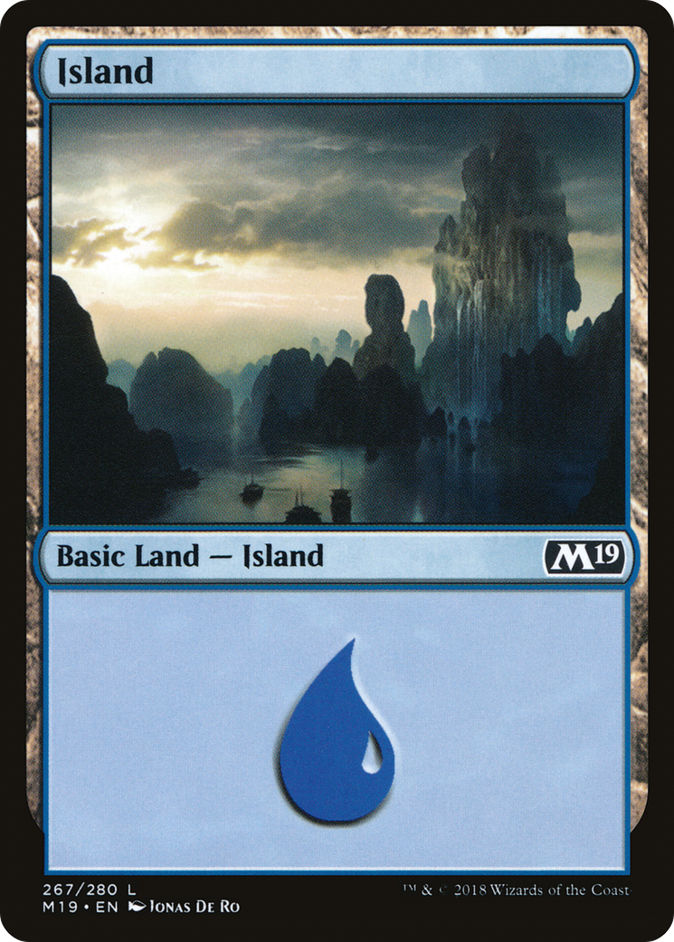 Image of Island (267) (M19-267) - Core Set 2019