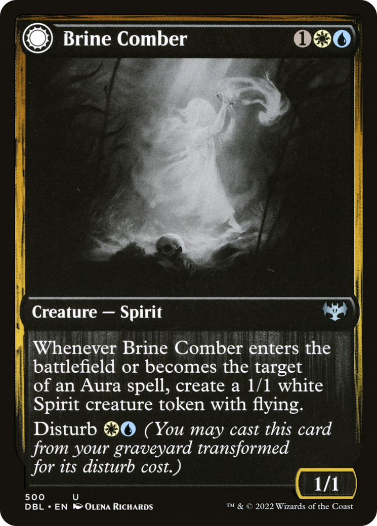 Image of Brine Comber (DBL-500) - Innistrad: Double Feature: (Double Faced Transform) Foil