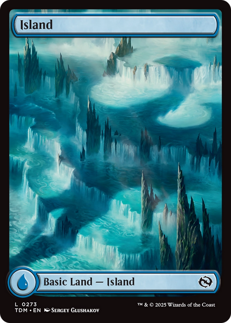 Image of Island (0273) (TDM-273) - Tarkir: Dragonstorm