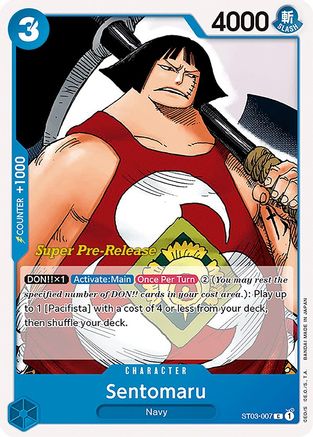 Image of Sentomaru (ST03-007) - Super Pre-Release Starter Deck 3: The Seven Warlords of the Sea