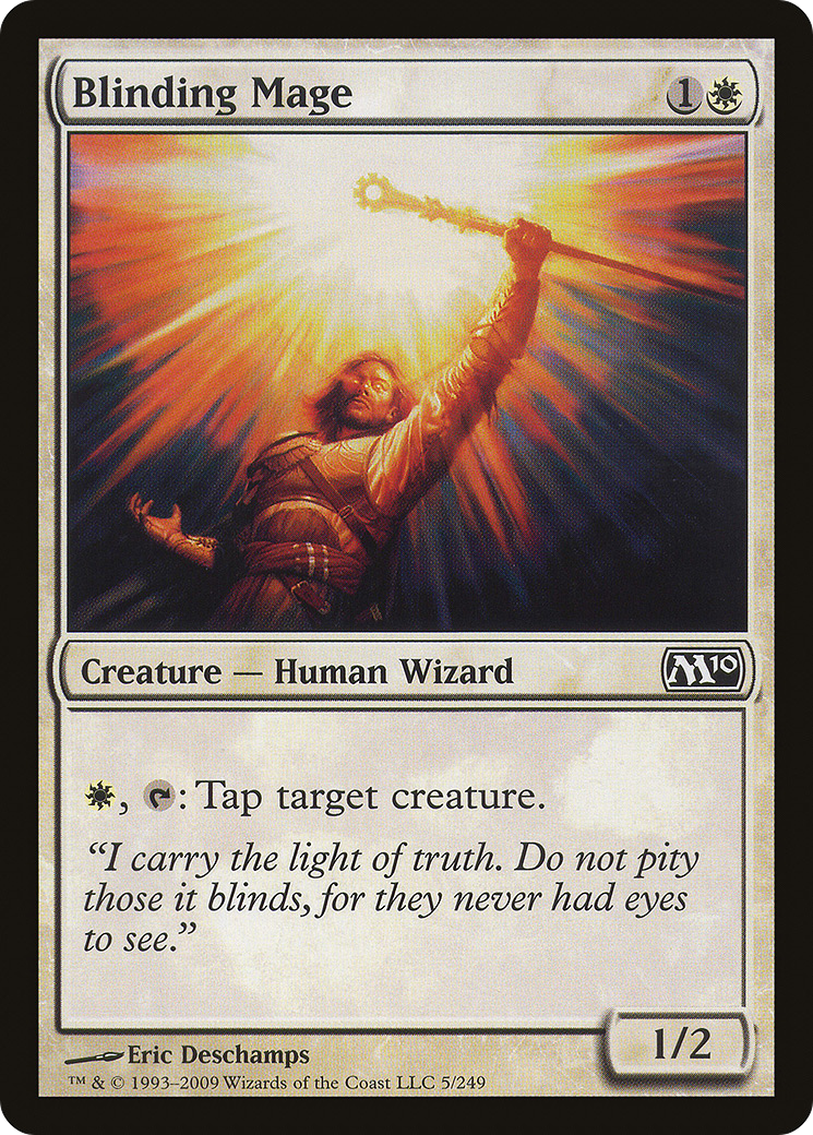 Image of Blinding Mage (M10-005) - Magic 2010 Foil