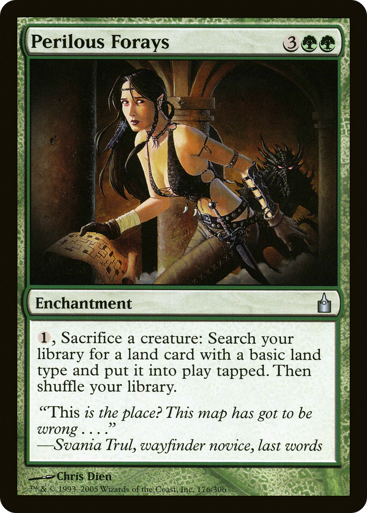 Image of Perilous Forays (RAV-176) - Ravnica: City of Guilds Foil