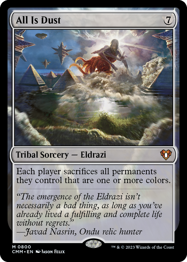Image of All Is Dust (CMM-800) - Commander Masters