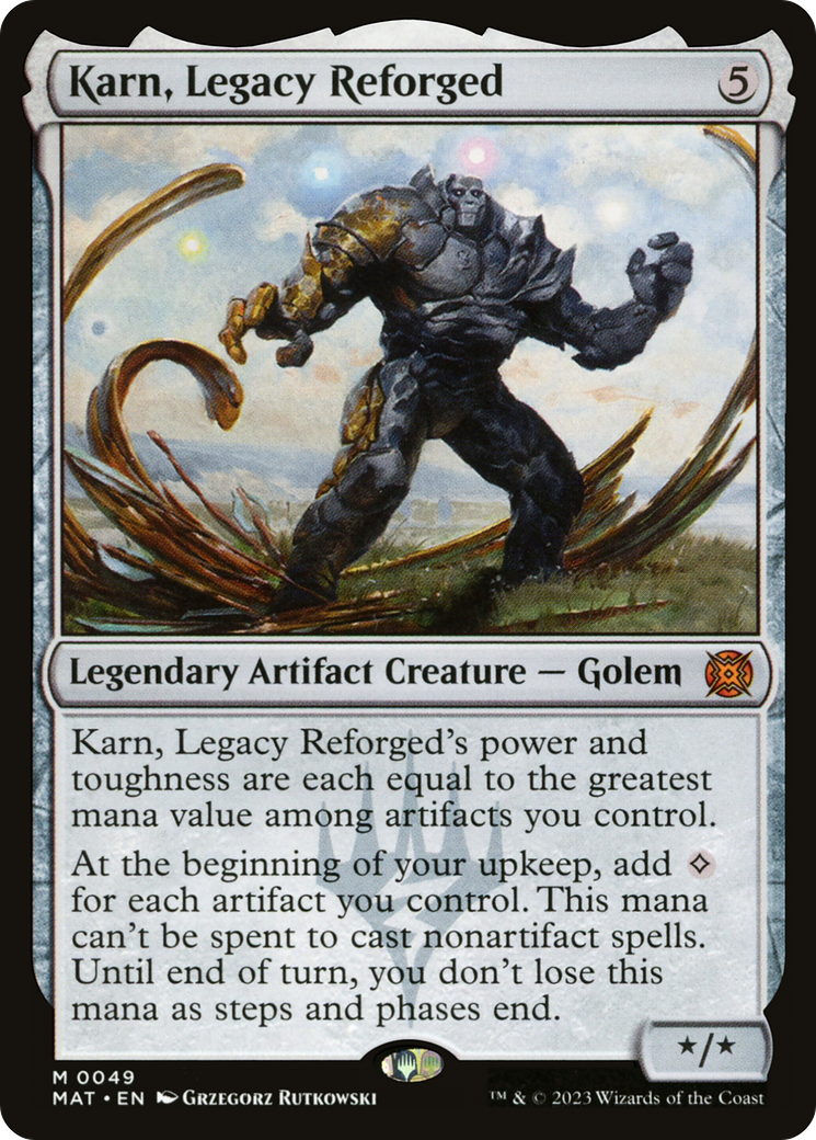 Image of Karn, Legacy Reforged (MAT-049) - March of the Machine: The Aftermath Foil