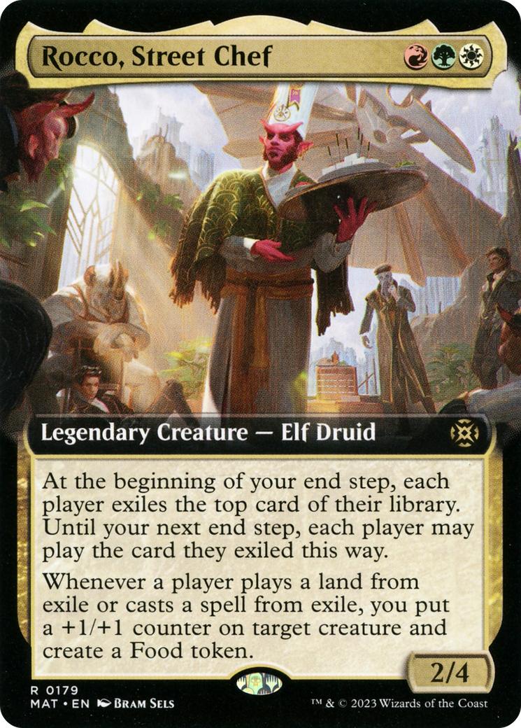 Image of Rocco, Street Chef (Extended Art) (MAT-179) - March of the Machine: The Aftermath: (Extended Art) Foil