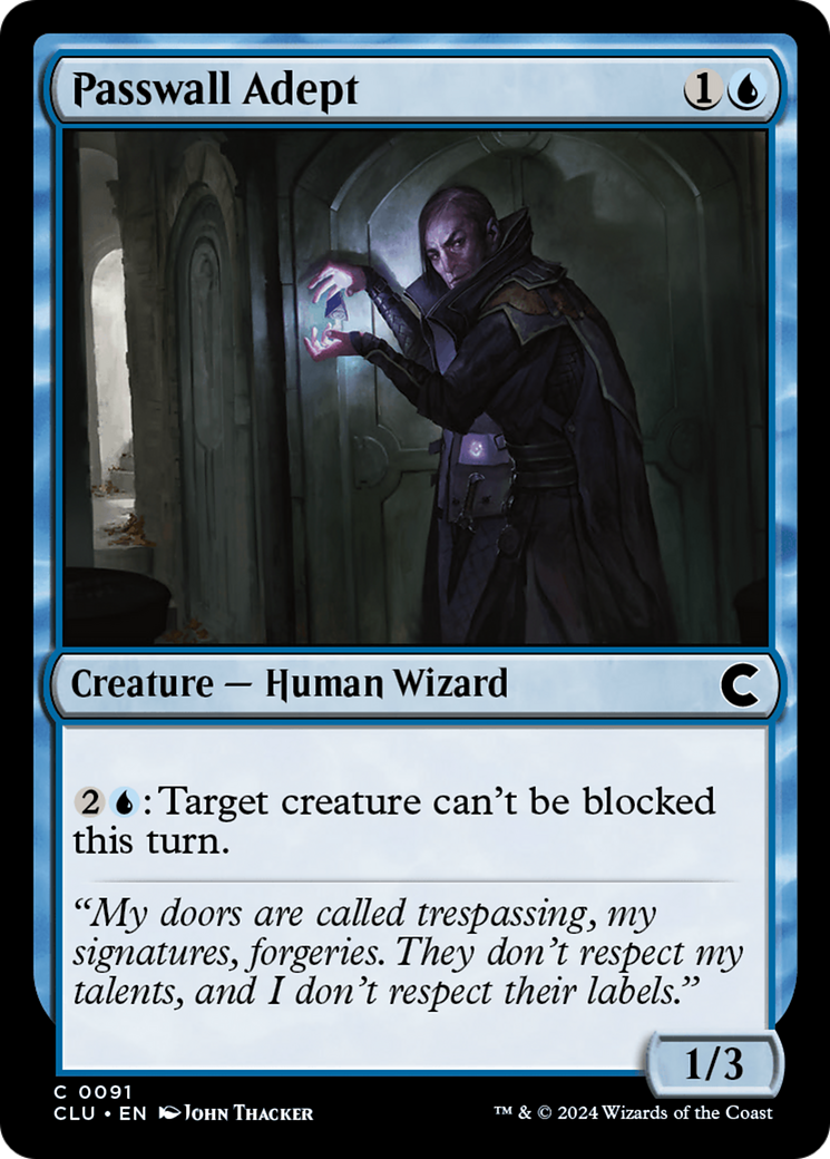 Image of Passwall Adept (CLU-091) - Ravnica: Clue Edition