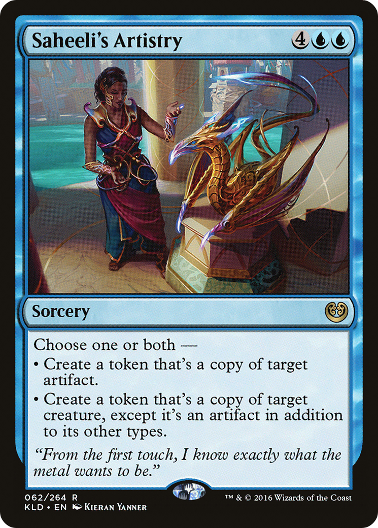 Image of Saheeli's Artistry (KLD-062) - Kaladesh Foil