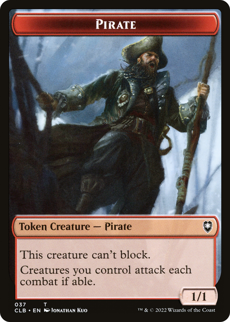 Image of Pirate (TCLB-037) - Battle for Baldur's Gate Tokens