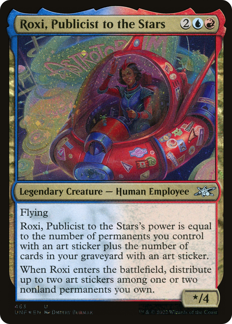 Image of Roxi, Publicist to the Stars (Galaxy Foil) (UNF-463) - Unfinity Foil