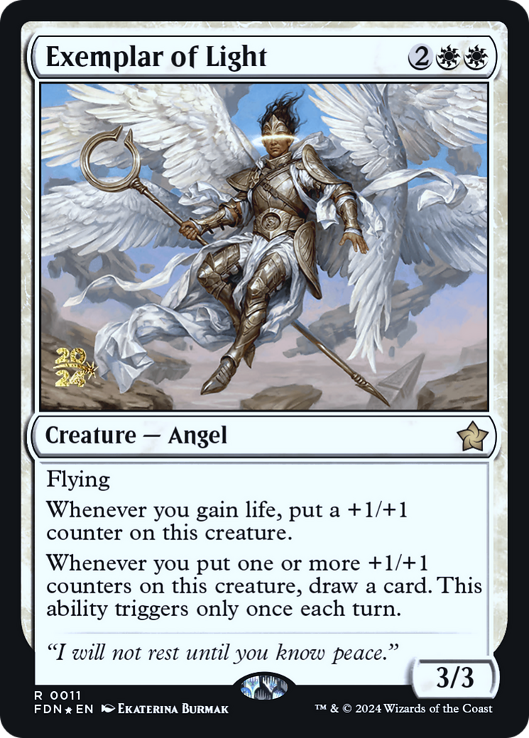 Image of Exemplar of Light (PRE-011) - Foundations Promos Foil