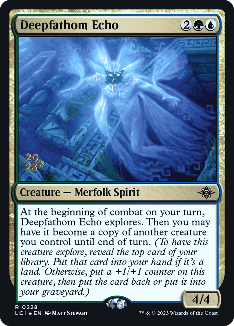 Image of Deepfathom Echo (PRE-228) - The Lost Caverns of Ixalan Promos Foil
