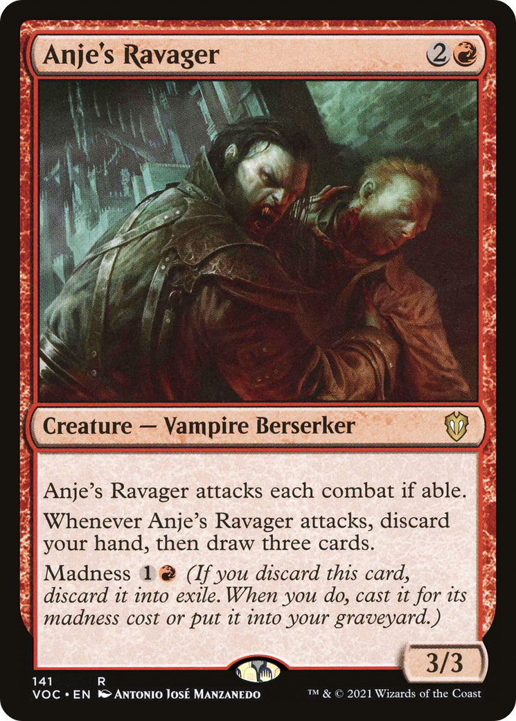 Image of Anje's Ravager (VOC-141) - Crimson Vow Commander