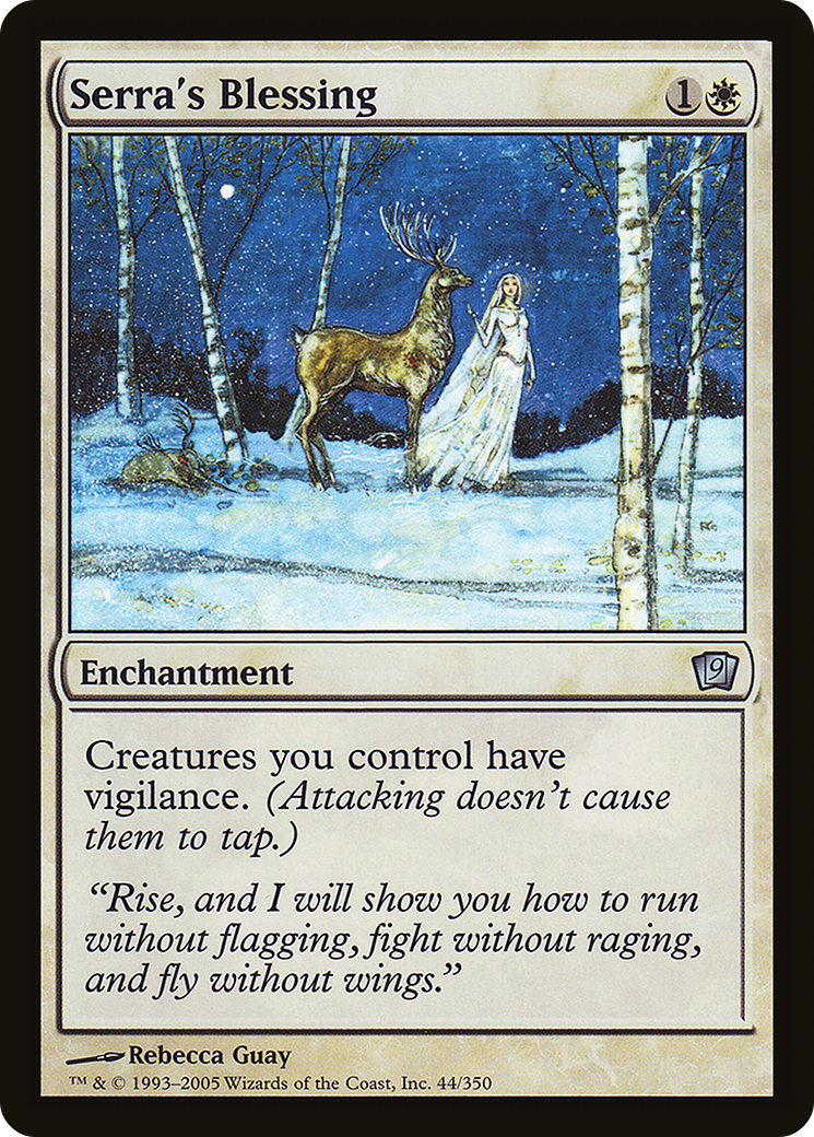 Image of Serra's Blessing (9ED-) - 9th Edition Foil