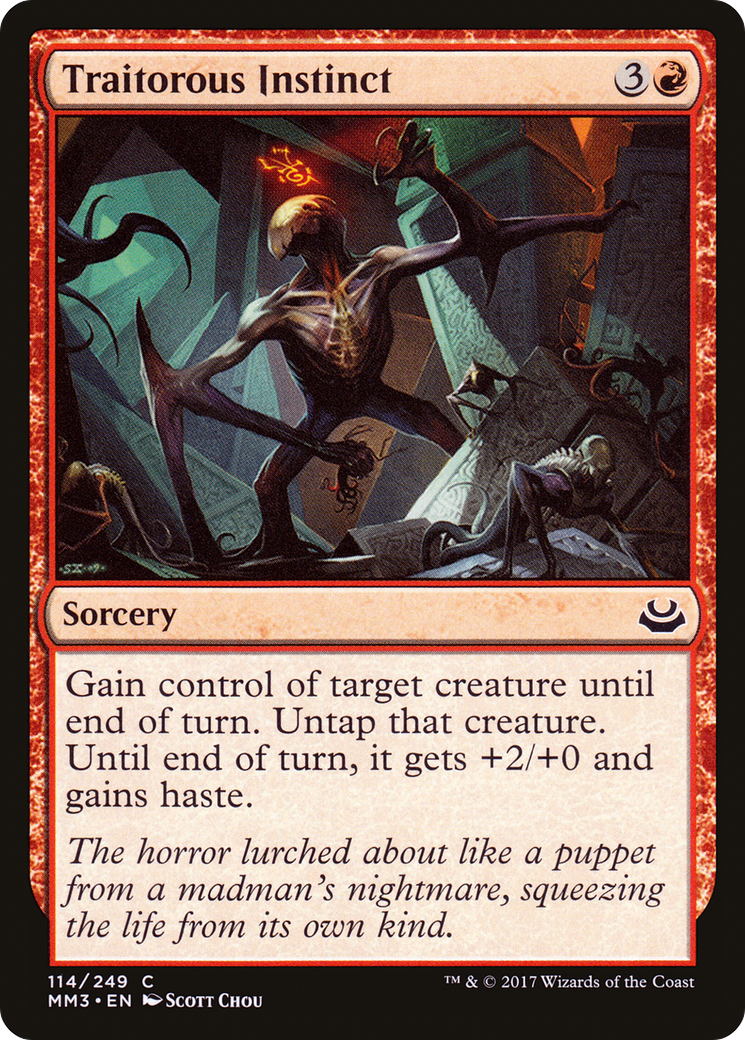 Image of Traitorous Instinct (MM3-114) - Modern Masters 2017