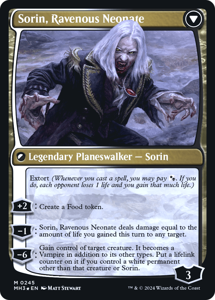 Image of Sorin of House Markov (PRE-245) - Modern Horizons 3 Promos Foil