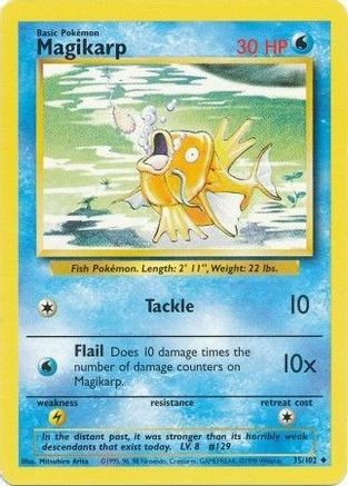 Image of Magikarp 035/102  Base Set - Uncommon