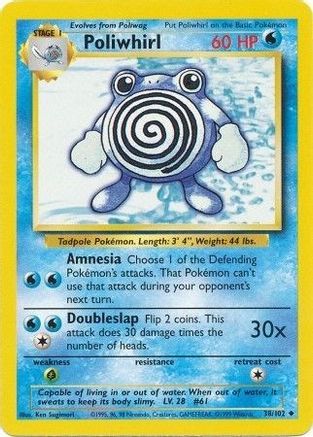 Image of Poliwhirl 038/102  Base Set - Uncommon