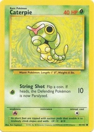 Image of Caterpie 045/102  Base Set - Common