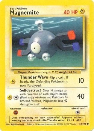 Image of Magnemite 053/102  Base Set - Common