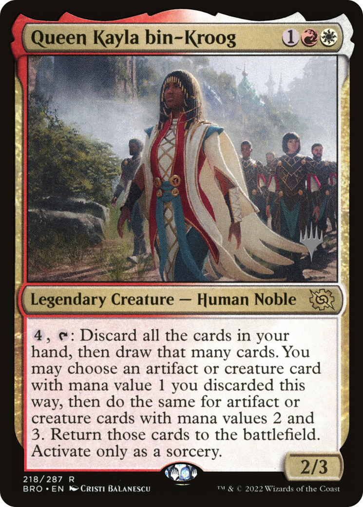 Image of Queen Kayla bin-Kroog (PPBRO-218) - The Brothers' War Promos