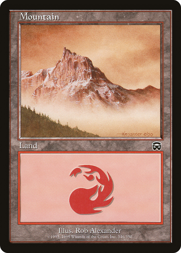 Image of Mountain (346) (MMQ-346) - Mercadian Masques