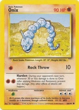 Image of Onix 056/102  Base Set - Common