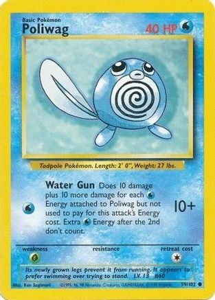 Image of Poliwag 059/102  Base Set - Common