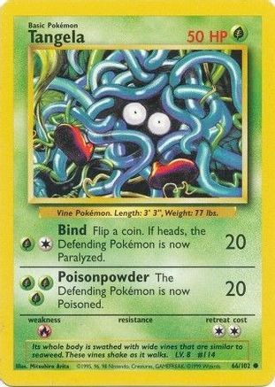 Image of Tangela 066/102  Base Set - Common