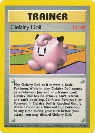Image of Clefairy Doll 070/102  Base Set - Rare