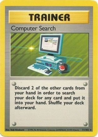 Image of Computer Search 071/102  Base Set - Rare