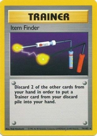 Image of Item Finder 074/102  Base Set - Rare
