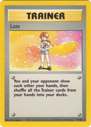 Image of Lass 075/102  Base Set - Rare