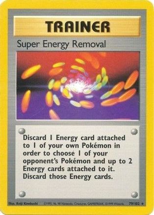 Image of Super Energy Removal 079/102  Base Set - Rare
