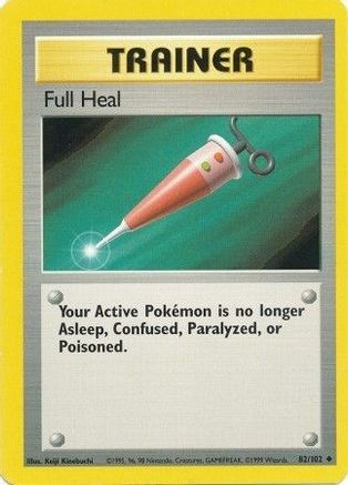 Image of Full Heal 082/102  Base Set - Uncommon