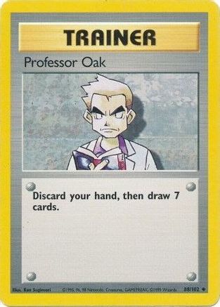 Image of Professor Oak 088/102  Base Set - Uncommon