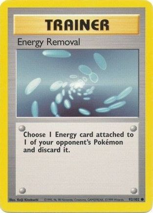 Image of Energy Removal 092/102  Base Set - Common