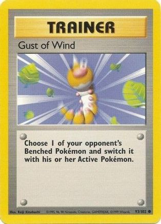 Image of Gust of Wind 093/102  Base Set - Common