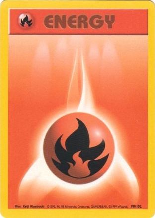 Image of Fire Energy 098/102  Base Set - Common