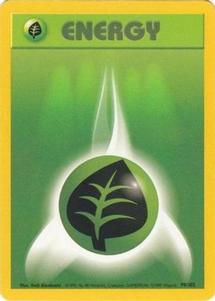 Image of Grass Energy 099/102  Base Set - Common