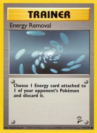 Image of Energy Removal 119/130  Base Set 2 - Common