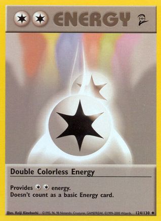Image of Double Colorless Energy 124/130  Base Set 2 - Uncommon